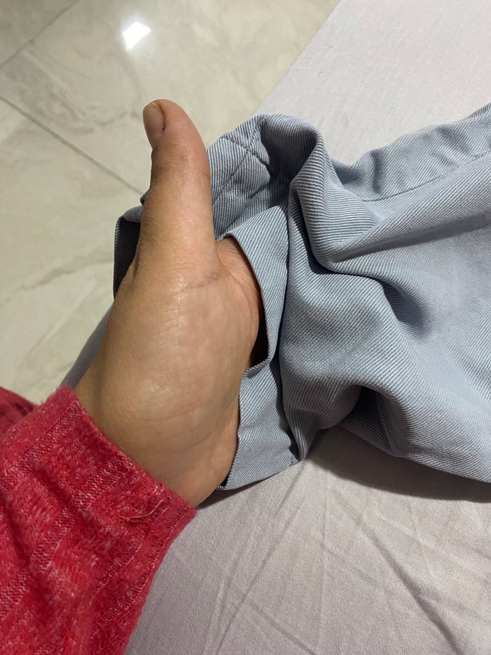 Gri Kız Denim Tulum, Düğmeli, Uzun Kollu, Zara - Görsel 4