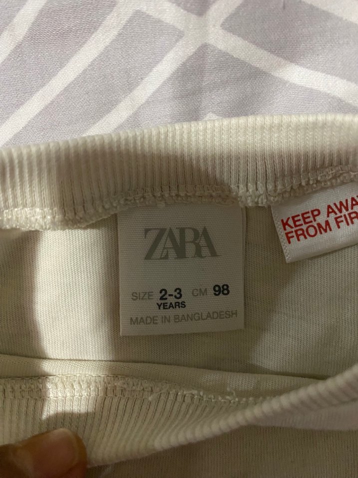 Yeşil Baskılı Kız Tişörtü, Uzun Kollu - Görsel 2