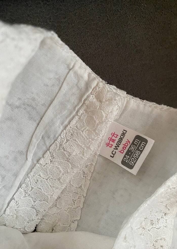 Kız Çocuk Beyaz Elbise - Görsel 2