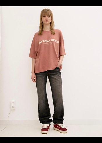 Düşük bel Bershka Flare Jean
