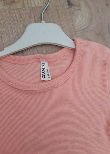 Defacto Kız Çocuk Pembe Kısa Kollu elbise