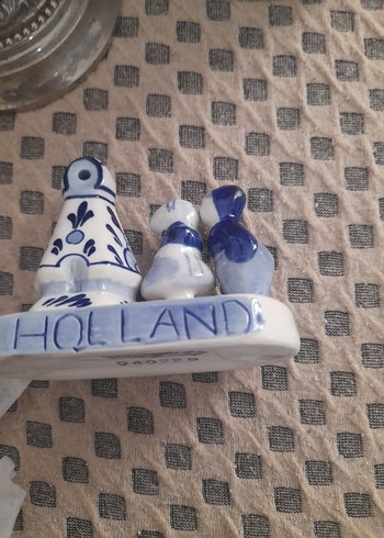 Mavi Beyaz Hollanda Figürin Seti