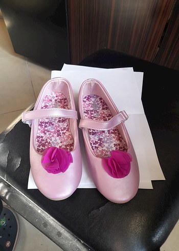 Pembe Fırfırlı Kız Babet Ayakkabı - Görsel 6