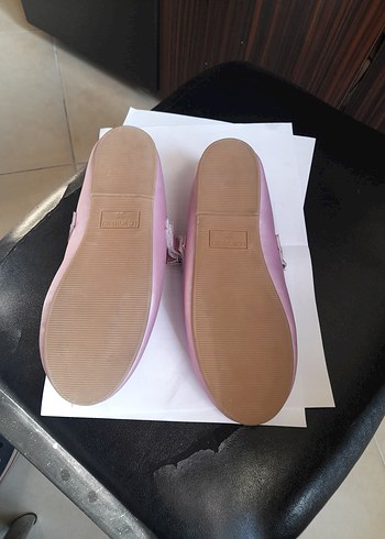 Pembe Fırfırlı Kız Babet Ayakkabı - Görsel 8