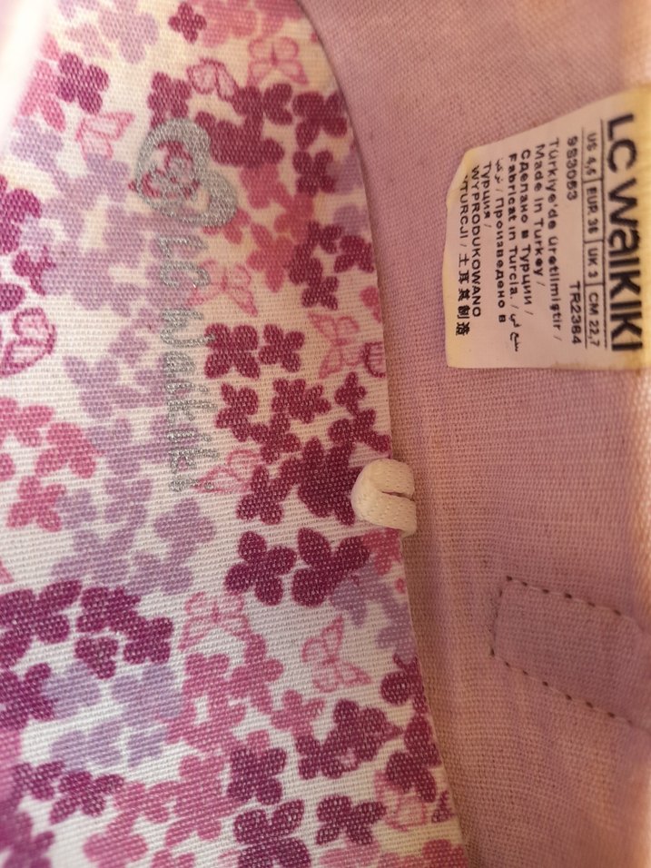 Pembe Fırfırlı Kız Babet Ayakkabı - Görsel 3