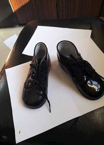 Parlak Siyah Çocuk Özel Ayakkabısı - Görsel 7