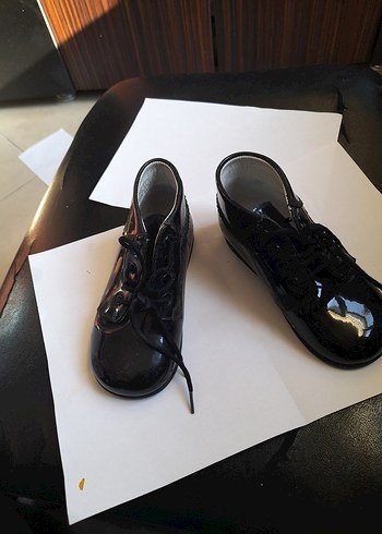 Parlak Siyah Çocuk Özel Ayakkabısı - Görsel 6