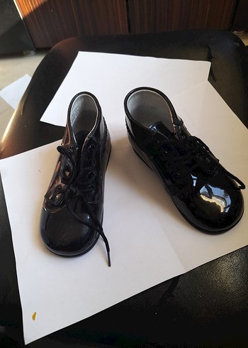 Parlak Siyah Çocuk Özel Ayakkabısı - Görsel 2