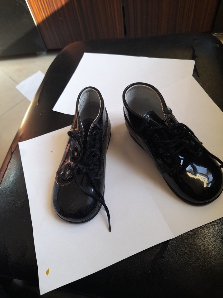 Parlak Siyah Çocuk Özel Ayakkabısı - Görsel 3