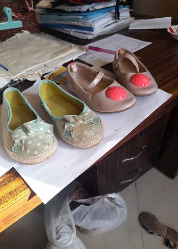 Bohem Tarzı Kız Çocuk Babetler, Tokalı, Çok Renkli - Görsel 4