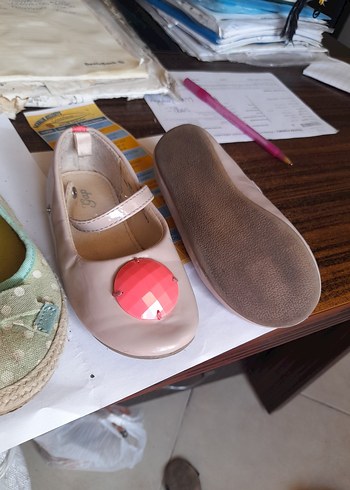 Bohem Tarzı Kız Çocuk Babetler, Tokalı, Çok Renkli - Görsel 6