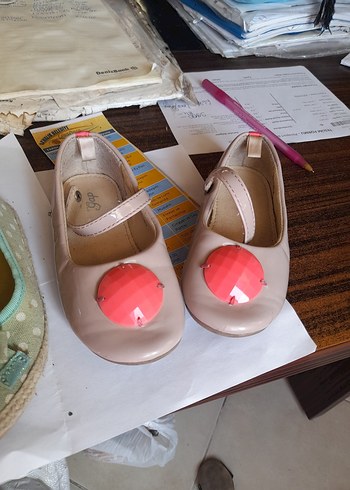 Bohem Tarzı Kız Çocuk Babetler, Tokalı, Çok Renkli - Görsel 5