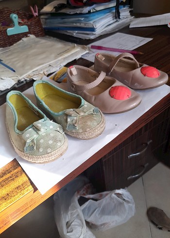 Bohem Tarzı Kız Çocuk Babetler, Tokalı, Çok Renkli - Görsel 2