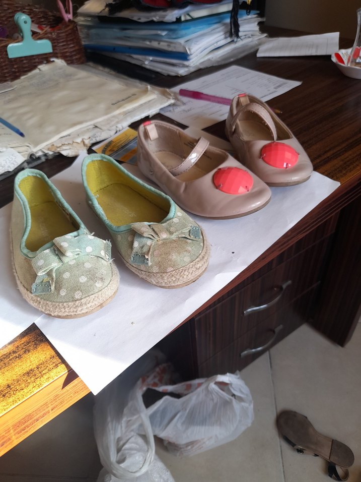 Bohem Tarzı Kız Çocuk Babetler, Tokalı, Çok Renkli - Görsel 4