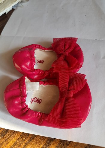 Kız Çocuk Kırmızı Fiyonklu Babet Ayakkabı - Görsel 8