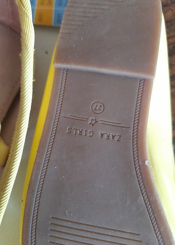 Sarı Tokalı Kız Babet Ayakkabı - Görsel 4