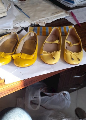 Sarı Tokalı Kız Babet Ayakkabı - Görsel 9