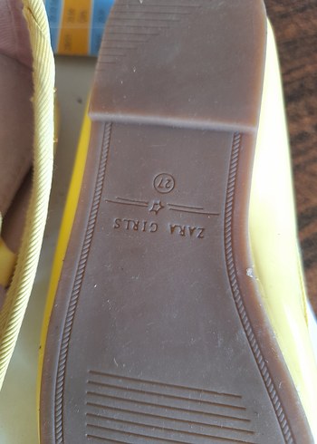 Sarı Tokalı Kız Babet Ayakkabı - Görsel 8