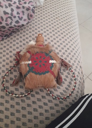 Renkli Tüylü matara Aksesuarı
