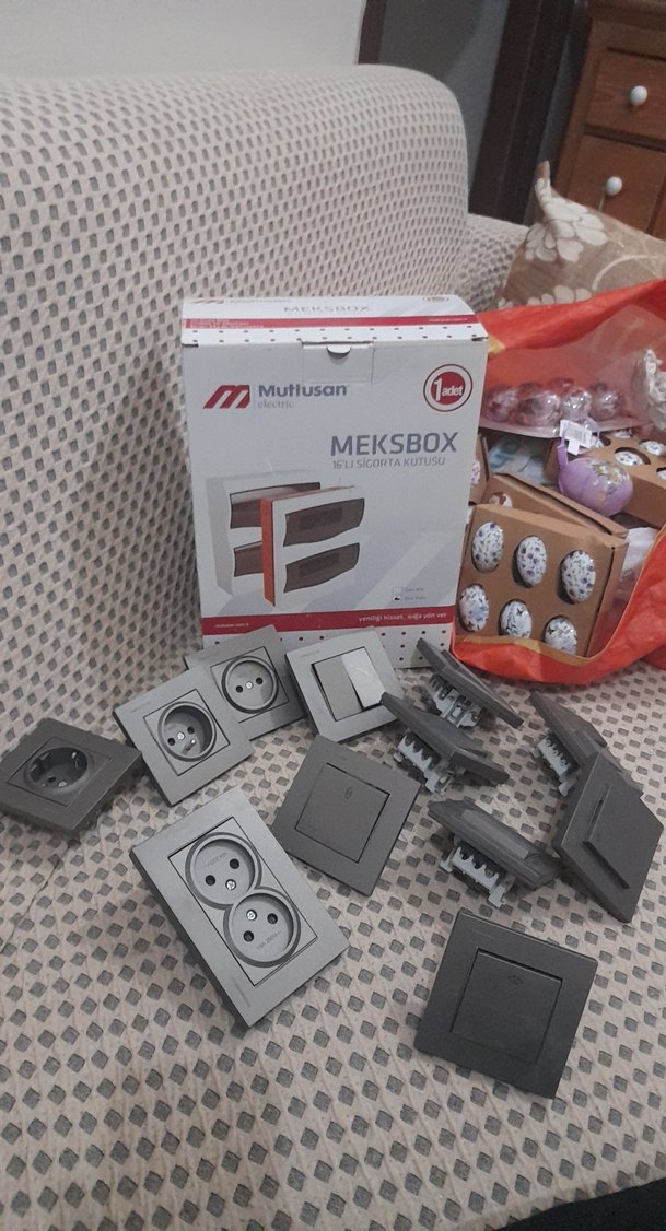 Mutlusan Gri Mekanizma Seti MEKSBOX - Görsel 2