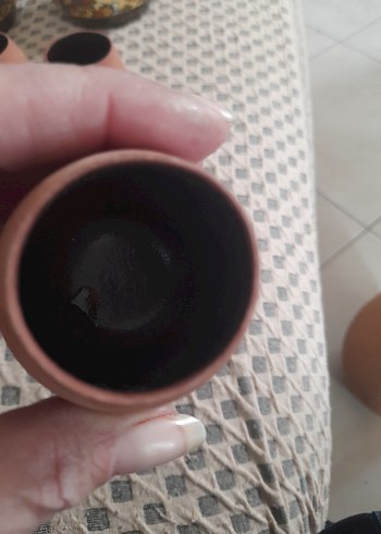 Kahverengi Seramik 5'li Kupa Seti - Görsel 3