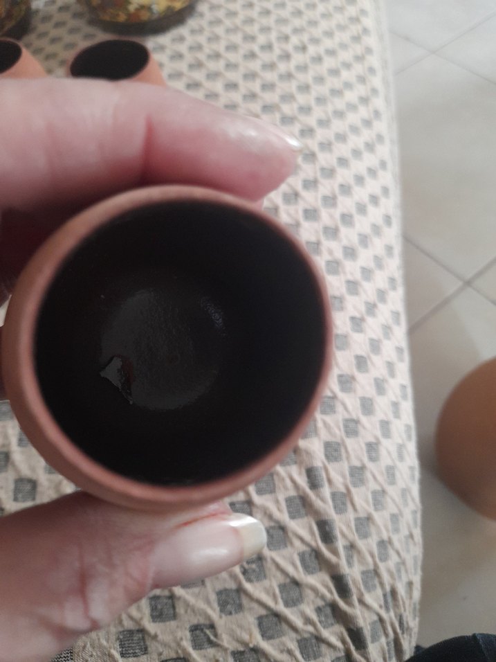 Kahverengi Seramik 5'li Kupa Seti - Görsel 3