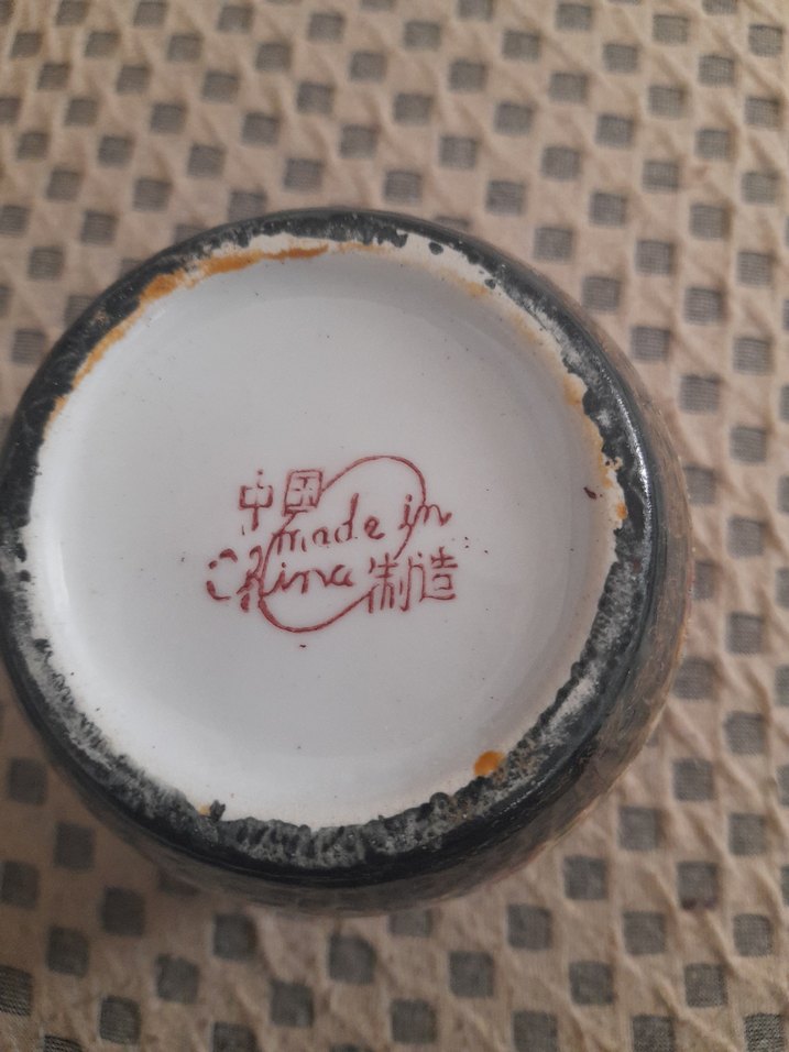 Çok Renkli Desenli Koyu Vazo Çifti - Görsel 4