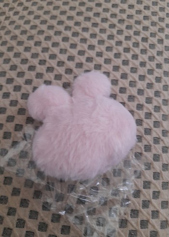 Pembe Peluş Tavşan anahtarlik - Görsel 2
