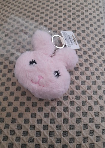Pembe Peluş Tavşan anahtarlik - Görsel 6