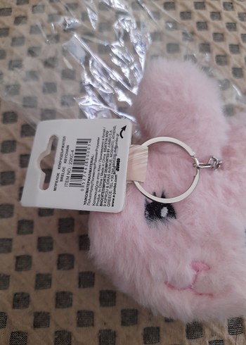 Pembe Peluş Tavşan anahtarlik - Görsel 8