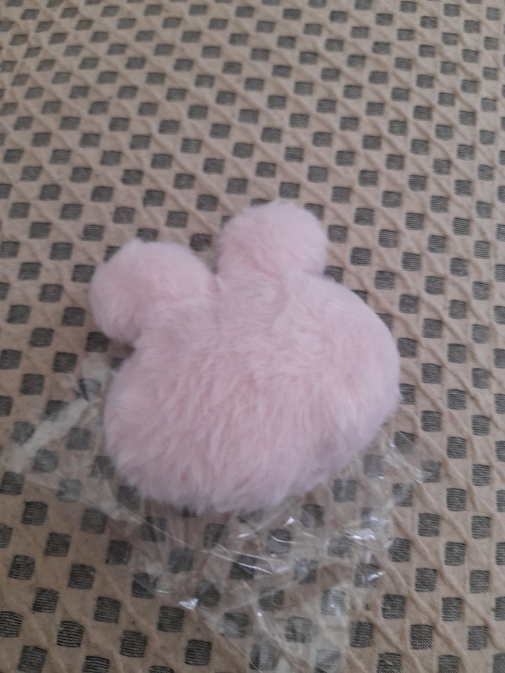 Pembe Peluş Tavşan anahtarlik - Görsel 2