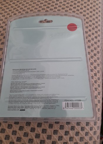 Gri Kedi köpek Bakım Seti 3 Parça - Görsel 8