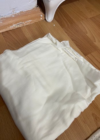 Kadın Beyaz Pamuklu Bohem Şal - Görsel 3