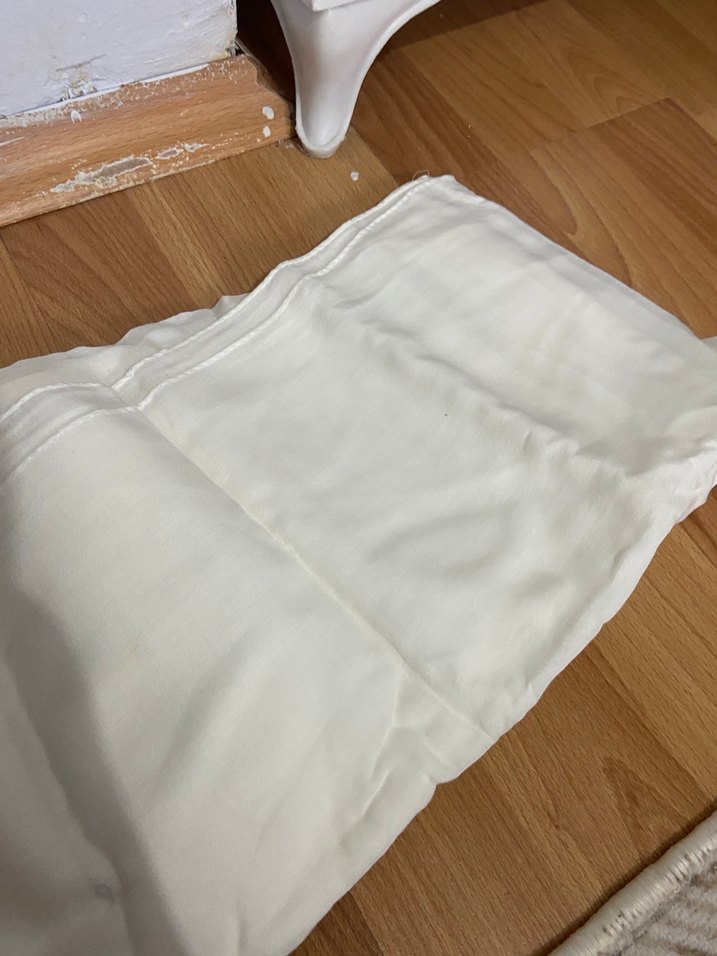 Kadın Beyaz Pamuklu Bohem Şal - Görsel 2