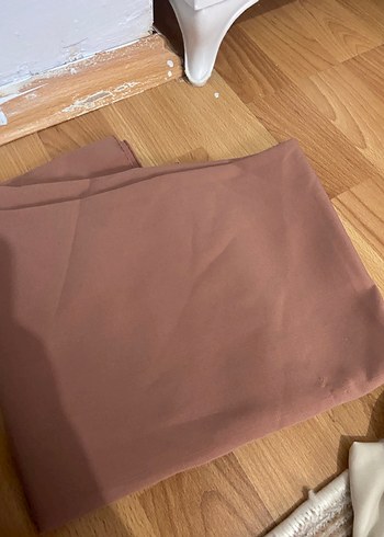 Gül kurusu Kadın Drapeli Saten Şal - Görsel 2