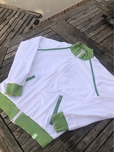 Nike Orjinal Beyaz/Yeşil hırka