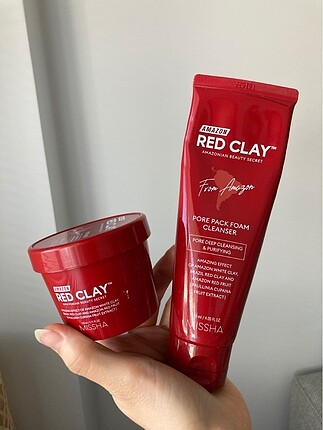Missha red clay set