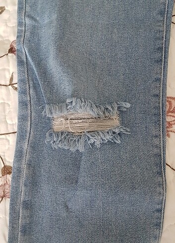 26 Beden mavi Renk Koton slim straight fit jean