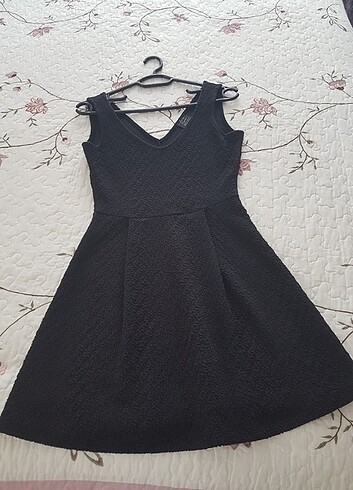 Zara kısa siyah elbise