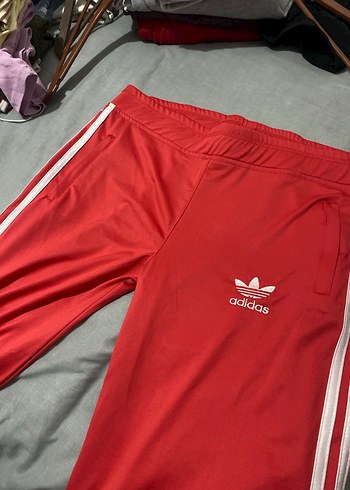 Kadın Kırmızı Adidas Eşofman Altı