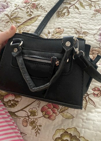 Klasik Siyah Deri Kadın Omuz Çantası - Görsel 3