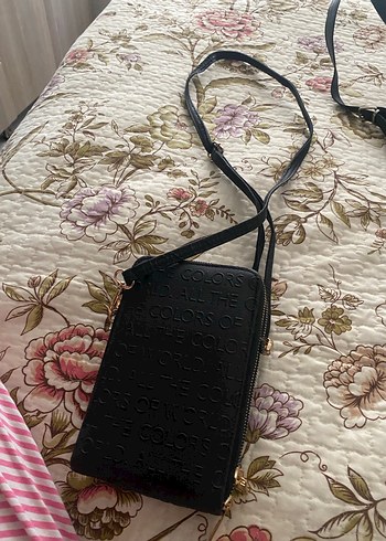 Siyah Deri Kadın Çapraz Çanta - Görsel 2