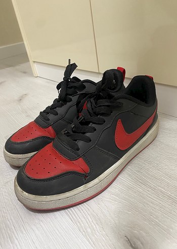 Kırmızı Siyah Kadın nike ayakkabı - Görsel 4