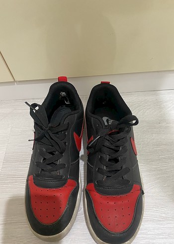 Kırmızı Siyah Kadın nike ayakkabı - Görsel 3