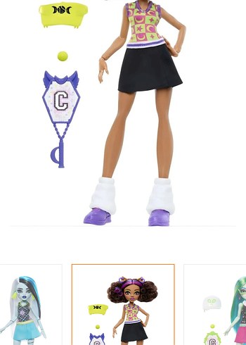 Monster High Ruried Secrets Çok Renkli Karanlık Bebek - Görsel 2