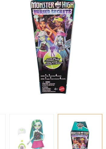 Monster High Ruried Secrets Çok Renkli Karanlık Bebek - Görsel 3