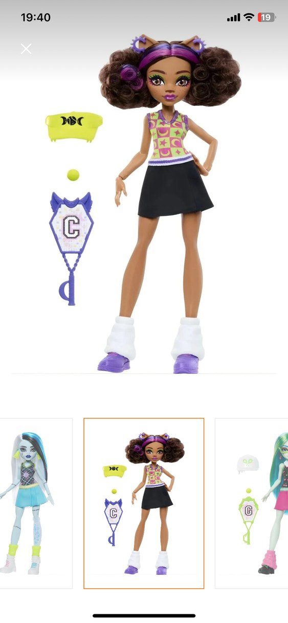 Monster High Ruried Secrets Çok Renkli Karanlık Bebek - Görsel 2