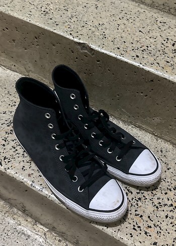 Converse Siyah Gri Bağcıklı erkek ayakkabı