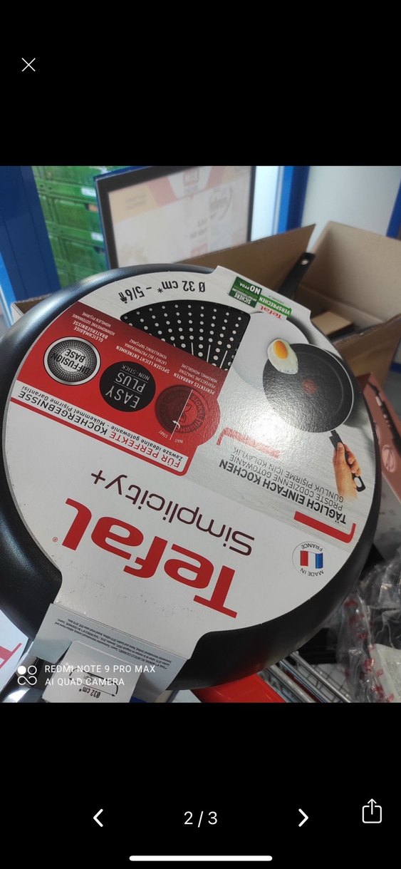 Tefal Simplify 32 cm Tava sıfır ürün - Görsel 2