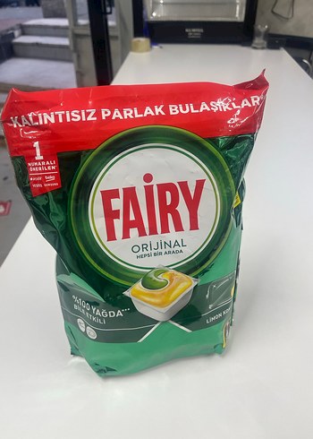 Fairy Orijinal Limon Kokulu Bulaşık Tableti 60'lı - Görsel 2